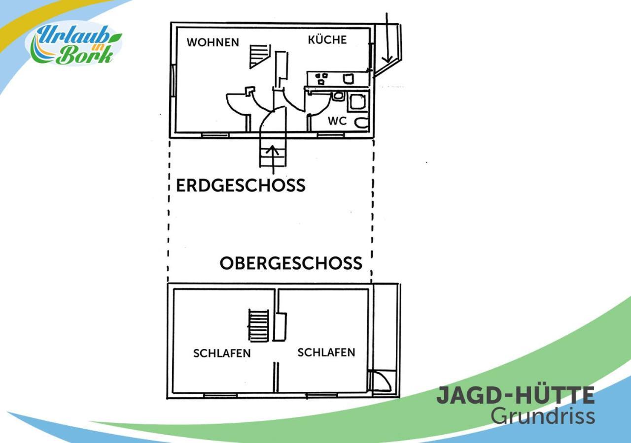 Jagd-Angler-Holzhaus-Im-Wald-Am-See Villa Kyritz Exteriör bild
