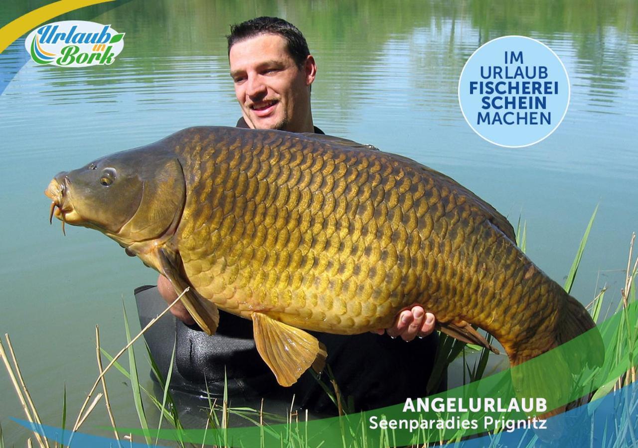 Jagd-Angler-Holzhaus-Im-Wald-Am-See Villa Kyritz Exteriör bild